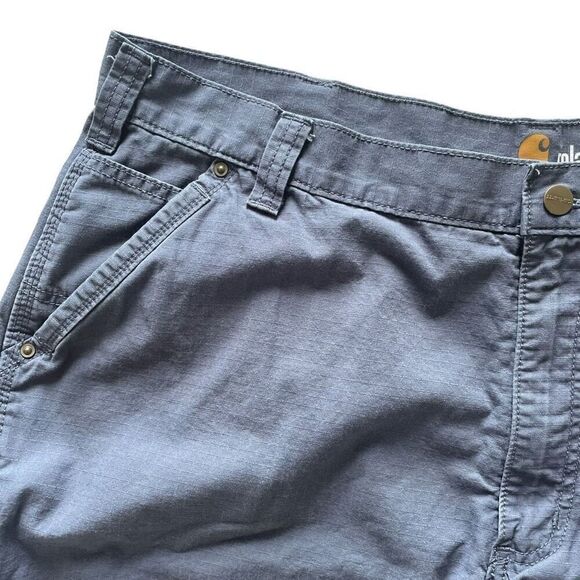 Carhartt Gray Relaxed Fit Shorts Men’s Size 42 Pockets Casual Work - Picture 3 of 4